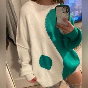 Dressed in LALA Yin Yang sweater